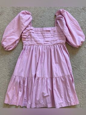 Abercrombie & Fitch Puff Sleeve Mini Dress